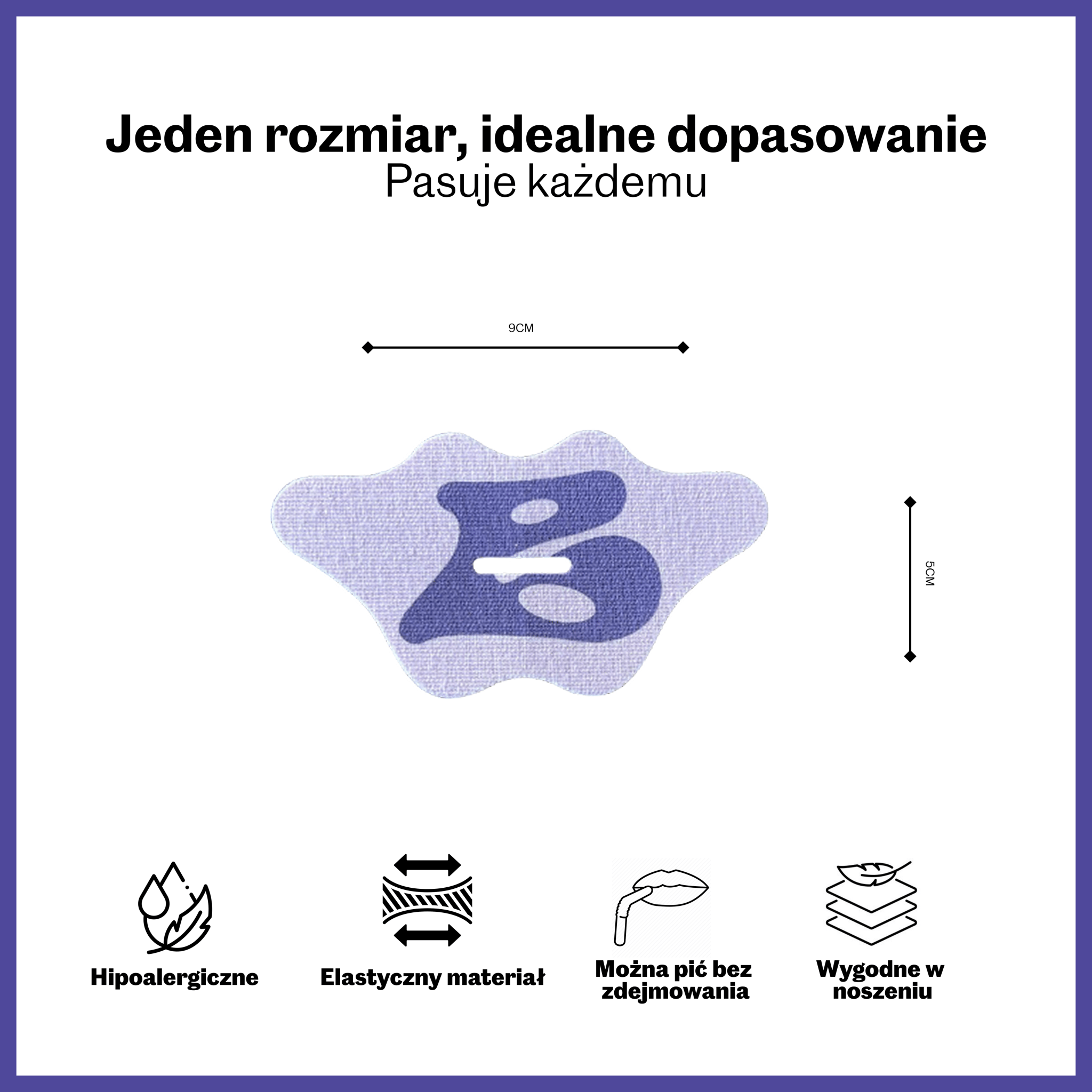 Plastry na usta do spania Bedrock Better in Bed – rozmiar i dopasowanie, jedwabne