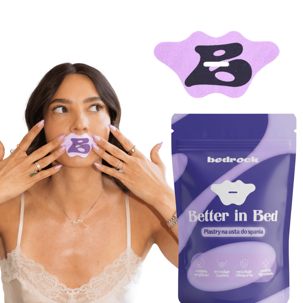 Three in Bed - zestaw 3 opakowań plastrów na usta (Lilac + Blue + Glow)