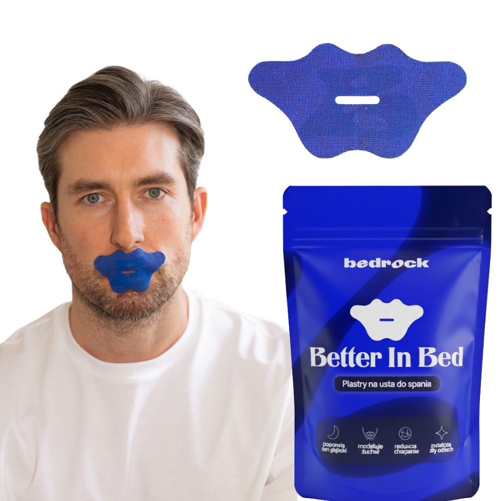 Plastry na usta do spania i przeciw chrapaniu – 1 opakowanie