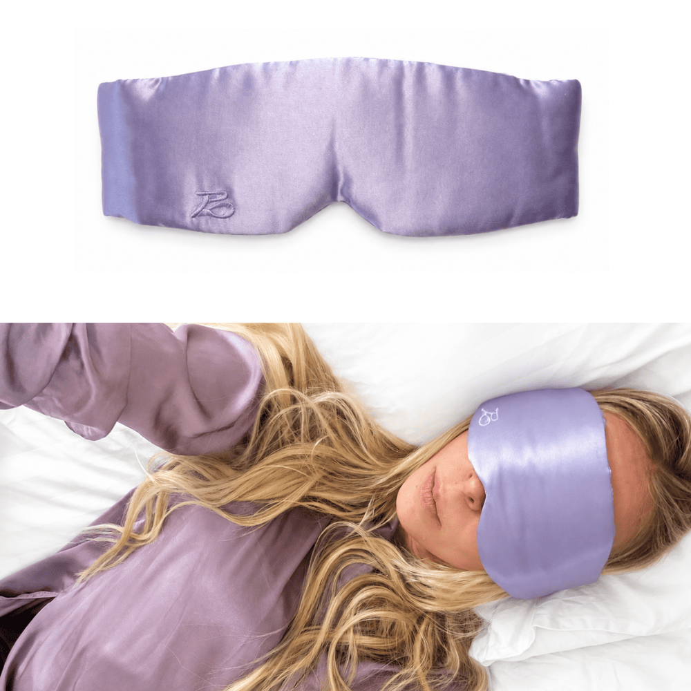 Jedwabna Maska Do Spania Lights Out- Lilac