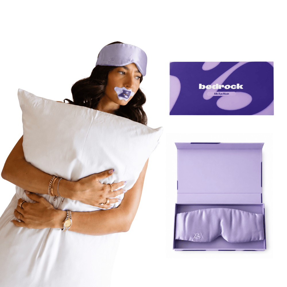 Jedwabna Maska Do Spania Lights Out- Lilac