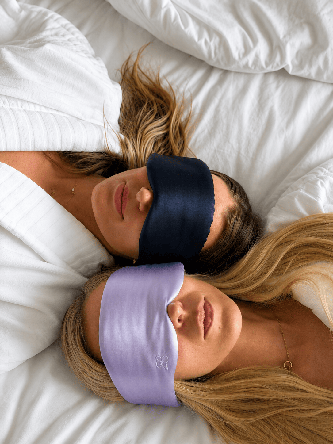 Jedwabna Maska Do Spania Lights Out - Dark Blue